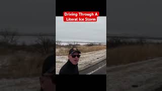 Driving Through A Literal Ice Storm #icestorm #winterstorm #roadtrip @TheDAIExperience