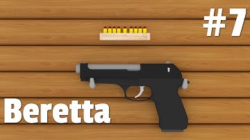 Blender - Low Poly Weapon Modeling | Beretta #7