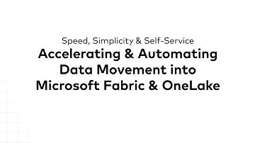 Accelerating Data Movement into Fabric and OneLake with Fivetran | ODFP229