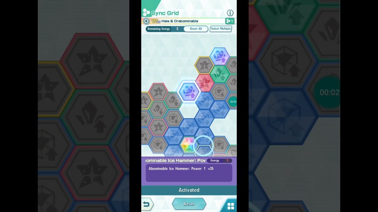 Pokemon Masters Ex Hala Sync Grid