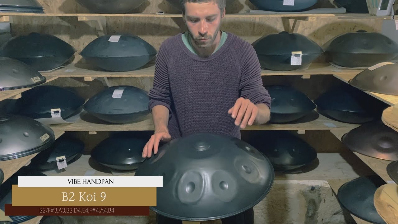 VIBE Handpan - B2 Koi 9