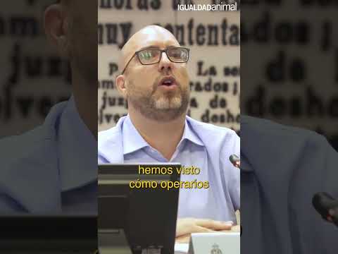 Extracto intervención de Javier Moreno en el Senado por el fin de las jaulas | #shorts