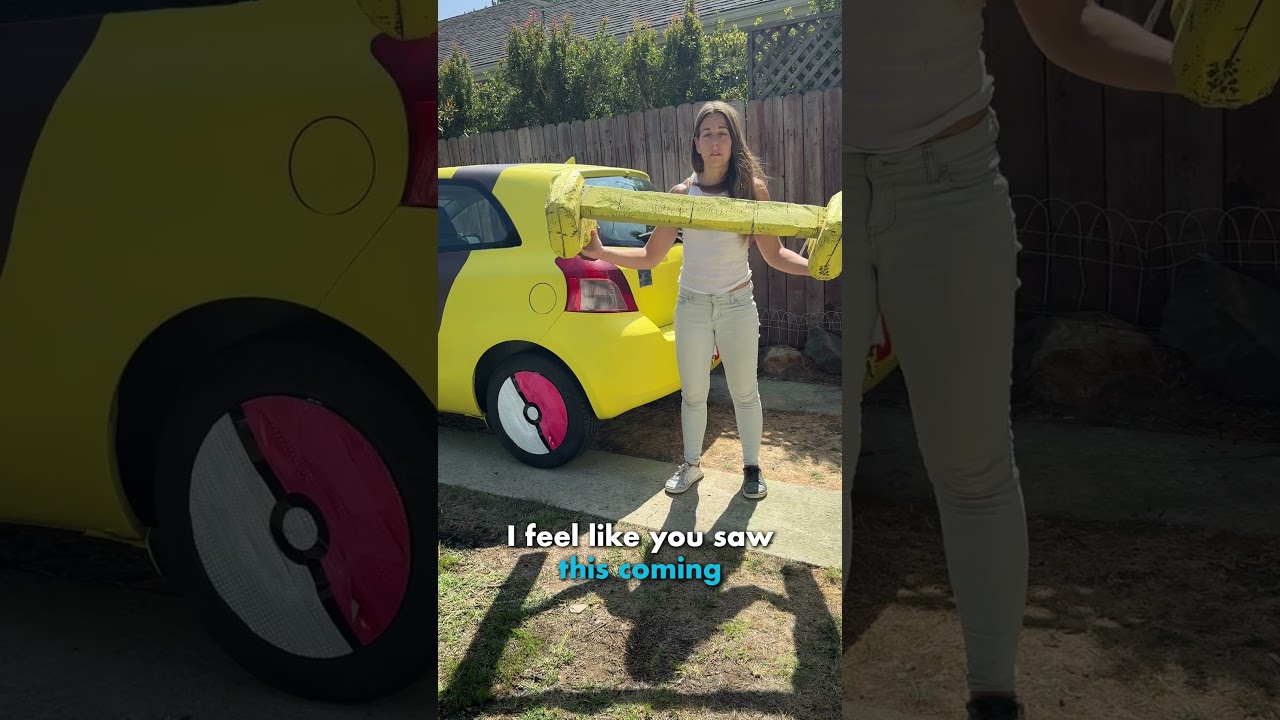 Pikachu Car's TAIL FELL OFF