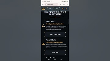 The amazing world 🌎 of AstraAI ECOSYSTEM Revolutionizing DeFi space🚀