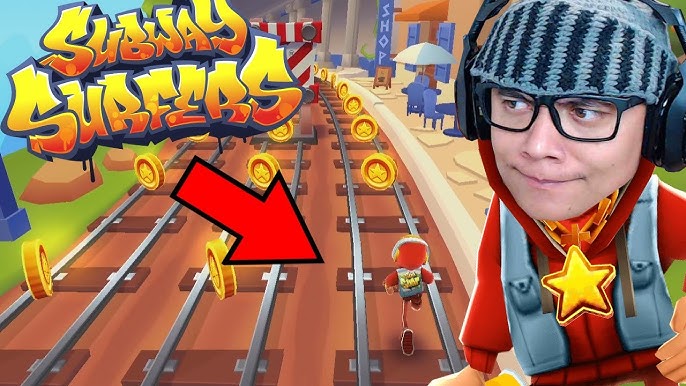 Jogando SUBWAY SURFERS com desafio NO COINS 100% 