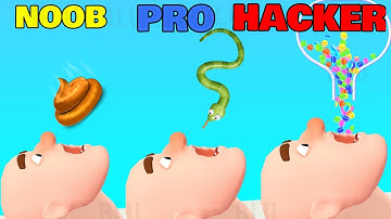 NOOB vs PRO vs HACKER in Food Games 3D