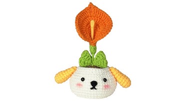 Calla lily-6：How to crochet the calla lily