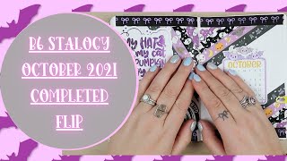B6 STALOGY OCTOBER FLIP THROUGH | COMPLETED MONTH 2021