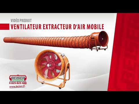 Ventilateur extracteur d'air mobile