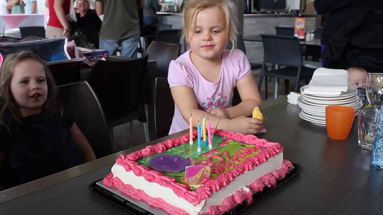 Zoe's 5th Birthday song - YouTube