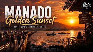 🌅 Manado's Golden Sunset | Waves, Life & Stories by the Sea