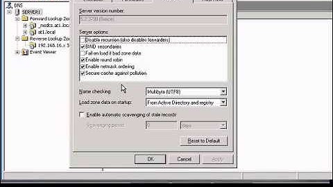 Create an internet caching server in Windows DNS manager