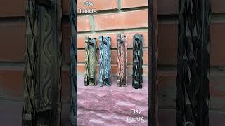 Hand Forged Door Handles  Rustic Elegance in Four Finishes