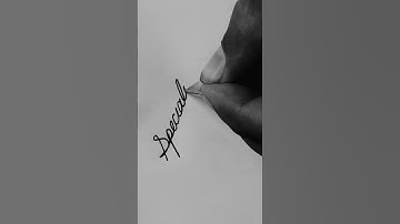 How To Write Cursive Specialist Word | #shorts #viral #handwriting #calligraphy #art #ytshorts
