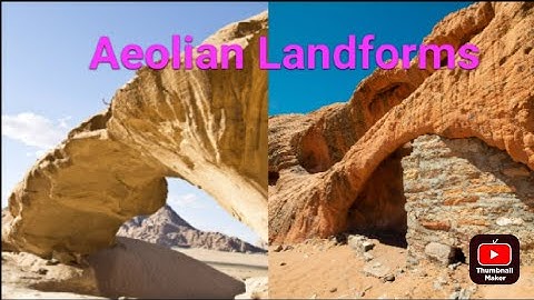 Aeolian Landforms ( with diagrams and landscapes) [ part-1 ]