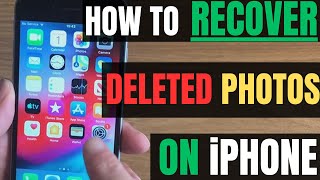 How to Recover DELETED PHOTOS On iPhone