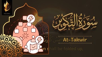81 - Surah Takwir | Arabic text with English Translation & Visualization | سورة التكوير