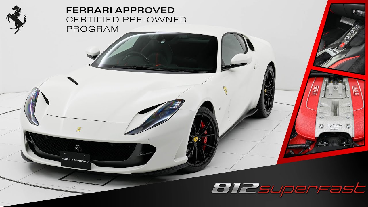 Ferrari 812 Superfast 2019MY 認定中古車 エンジン音あり（車体末尾