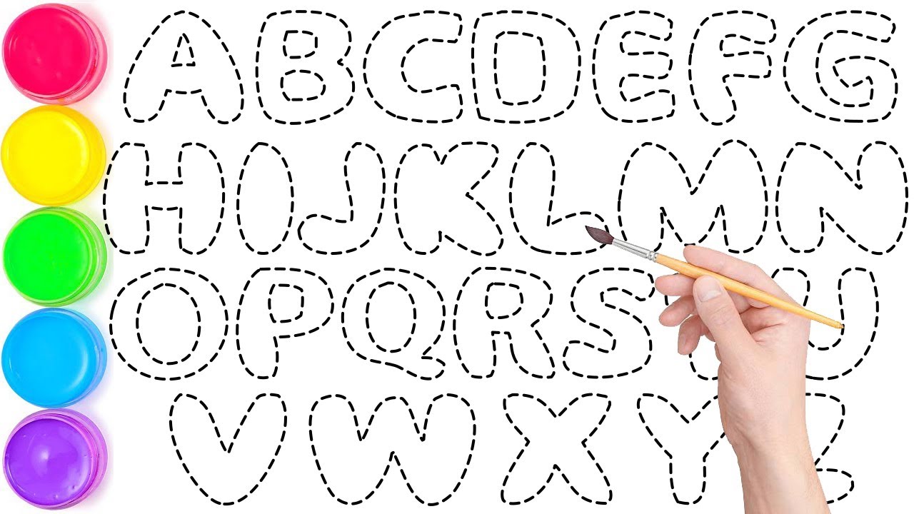 Phonics Song / How to Draw alphabet A to Z for Kids Step by Step Easy ...