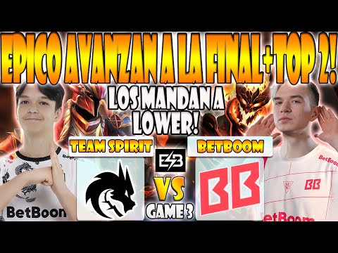 TEAM SPIRIT VS BETBOOM BO3[GAME 3]SEMIFINAL-SATANIC VS PURE, KIYOTAKA -DREAMLEAGUE SEASON 2024 - ESB