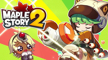 Maple Story 2 Global CBT Heavy Gunner Prologue and character customization