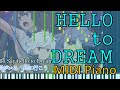 🎹 ダンまち2 op HELLO to DREAM ピアノ 歌詞付き ダンジョンに出会いを求めるのは間違っているだろうか