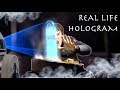 How To Make an INTERACTIVE HOLOGRAM! (Cheap Easy DIY Build)