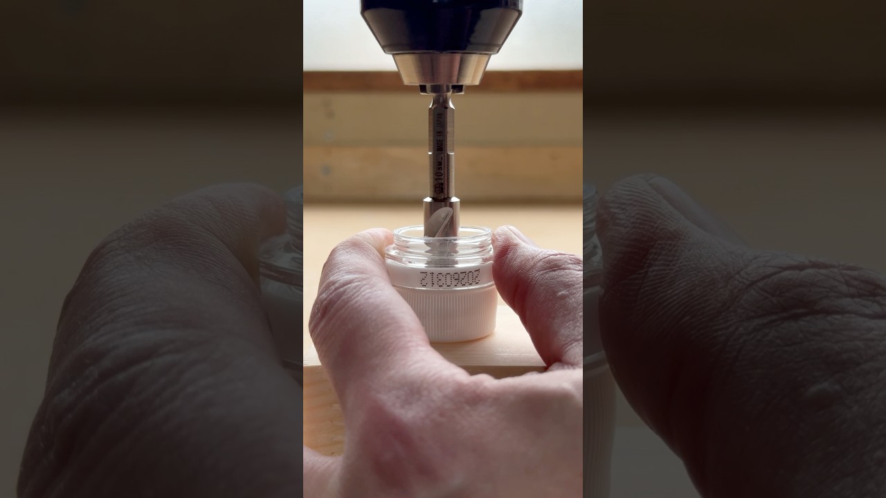 How to Drill Straight Using Everyday Items! #shorts - YouTube
