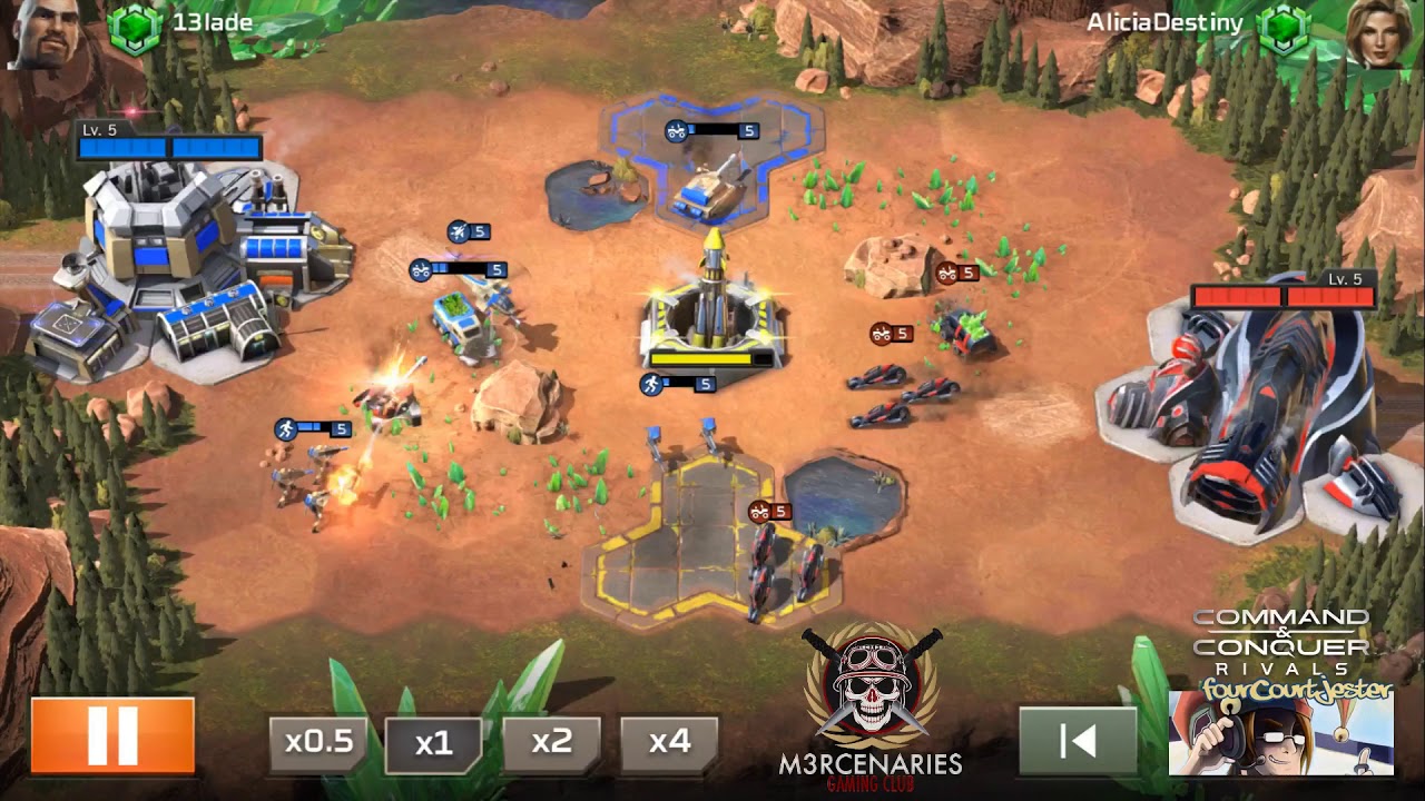 C&C Rivals: M3RCENARIES #1 - AliciaDestiny vs 13lade [G1/5]