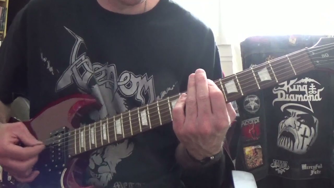 Venom -  Welcome To Hell (Guitar Cover)