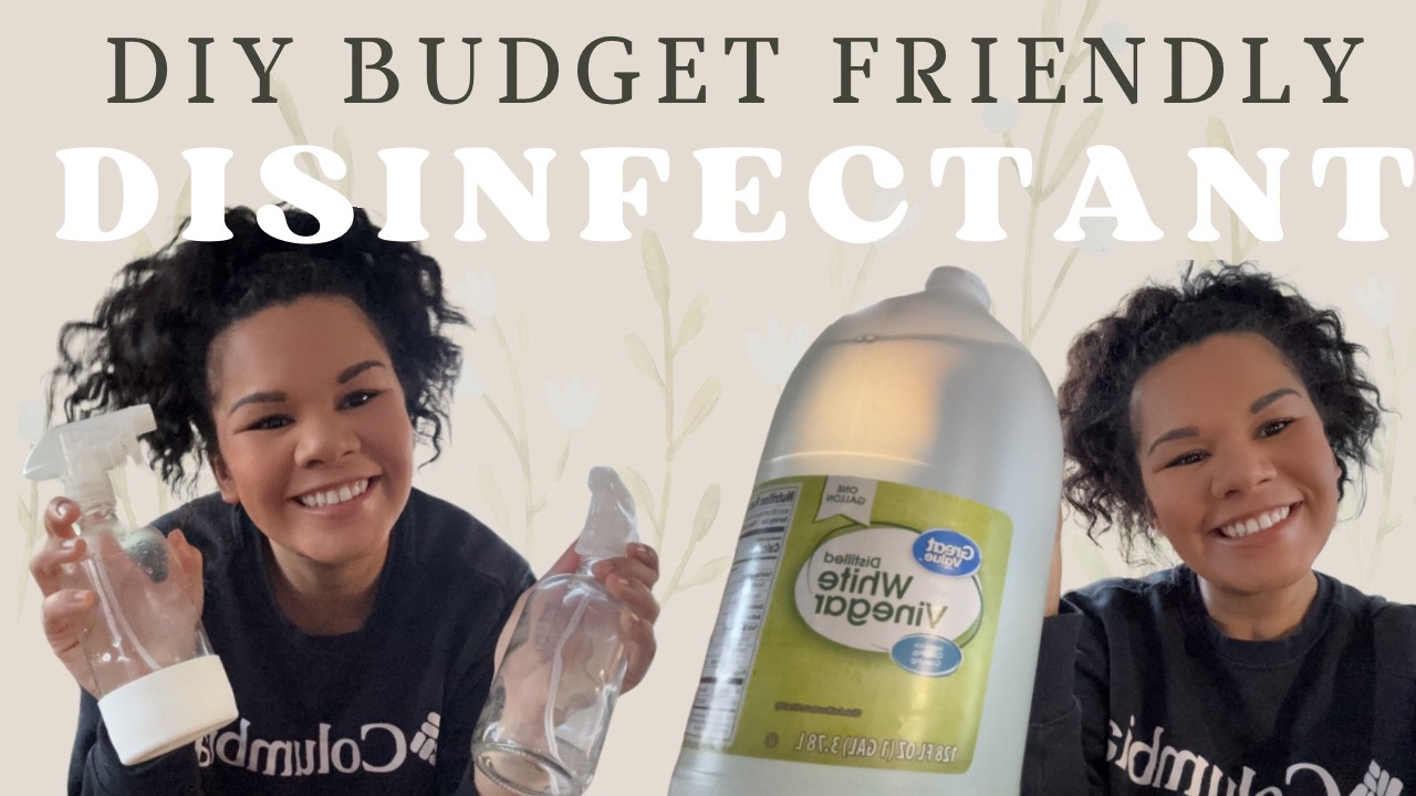 DIY Homemade Disinfectant Spray | how to make non toxic cleaner