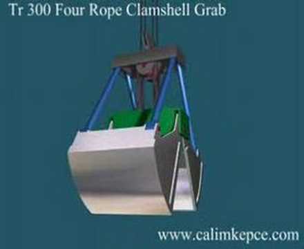 TR300   The Two or Four Rope Clamshell GRABS