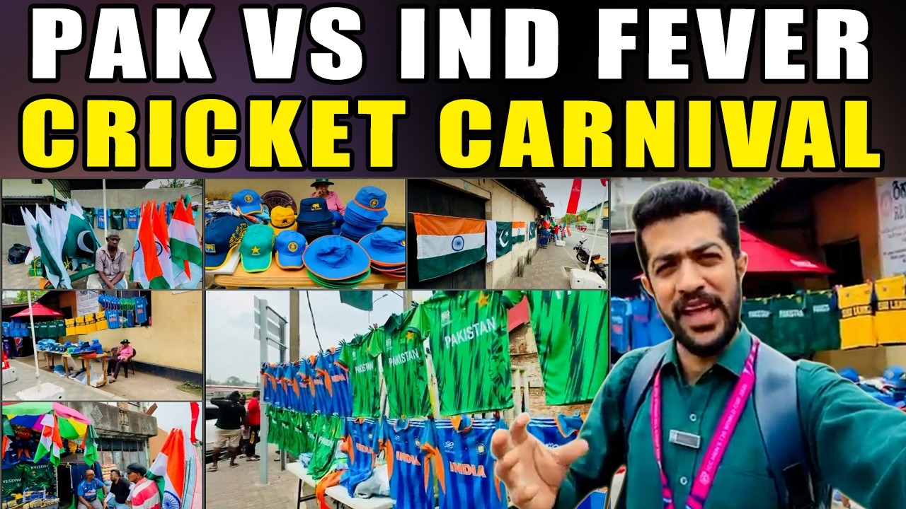 Festival Vibes in Colombo 🇵🇰🇮🇳 | Pakistan vs India Preparation Complete | T20 World Cup