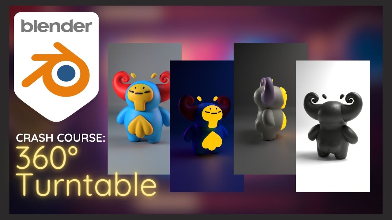 Blender Tutorial: 360 Turntable Animation