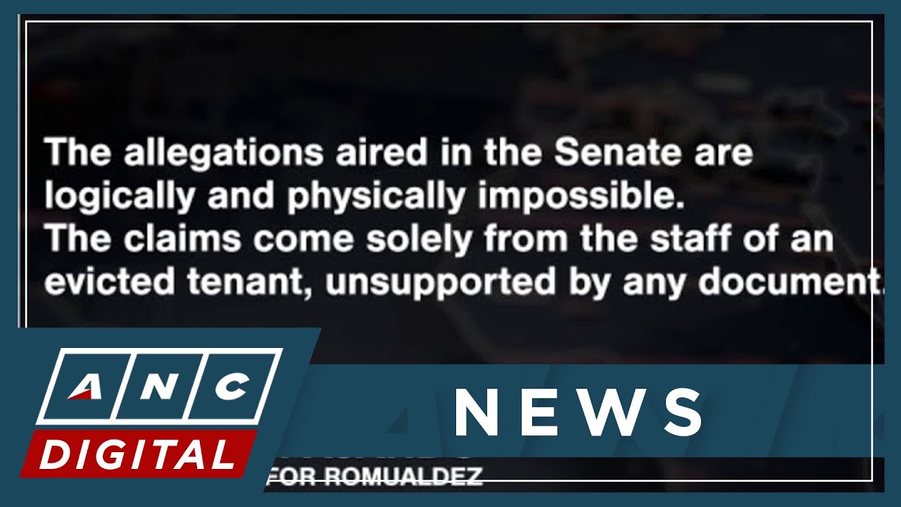Lawyer: Senate witnesses’ claims vs Romualdez logically, physically impossible | ANC
