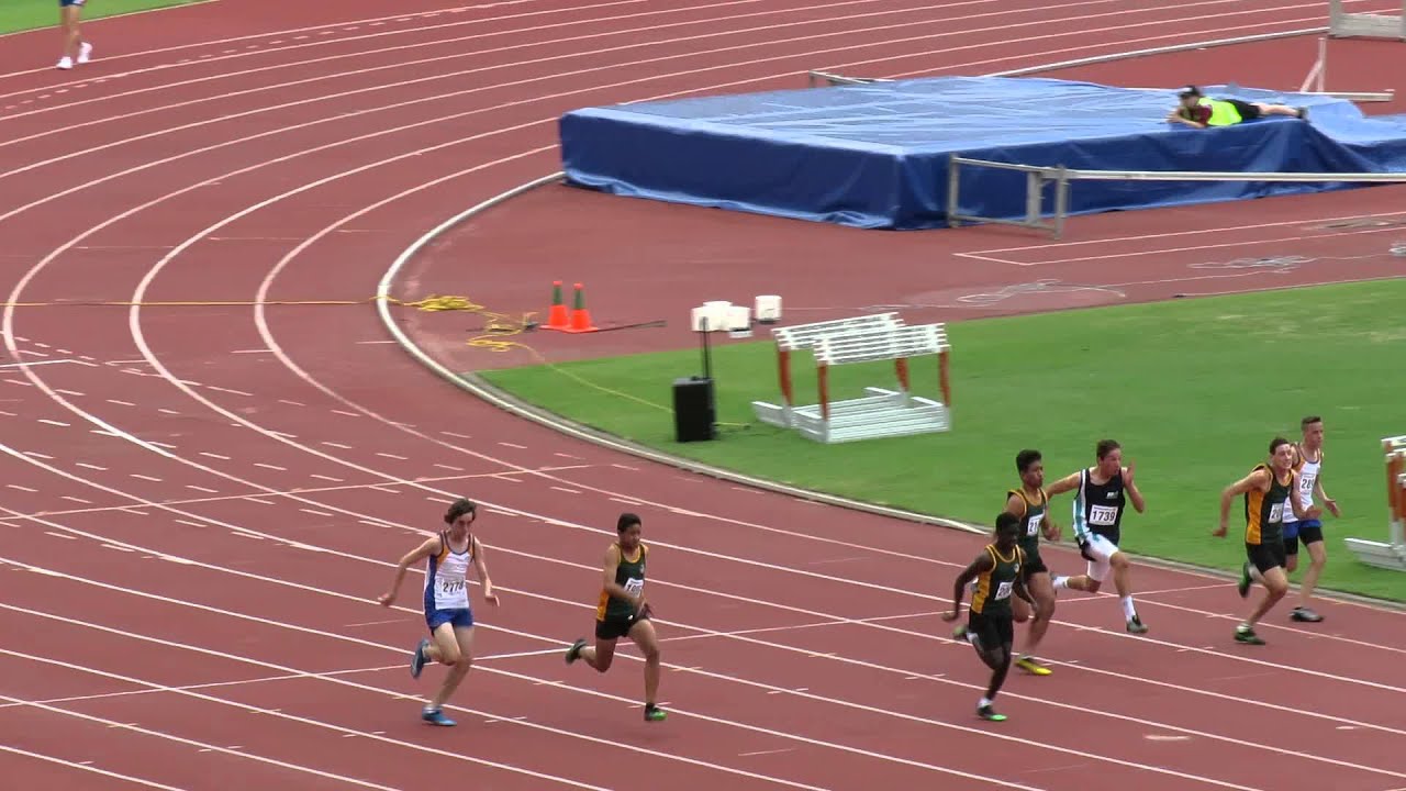 100M H2 13M Reggie Botchwey 11.69 Qld School State Champs 2015