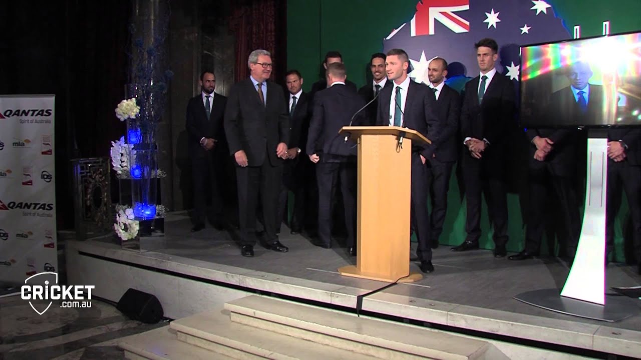 Clarke introduces his Ashes squad