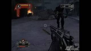 Darkwatch PlayStation 2 Gameplay - Street fight