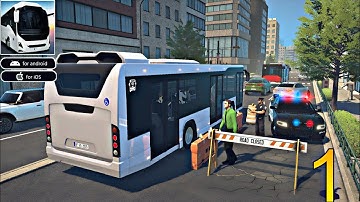Bus Simulator Evo Gameplay Walkthrough  (Part 1) | iOS / Android