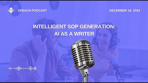 Intelligent SOP Generation: AI as a Writer for Simplified & Automated Processes