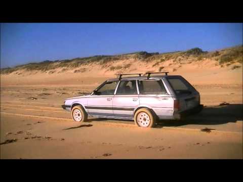 subaru-l-series-sports-wagon--canunda-national-park--beach-run