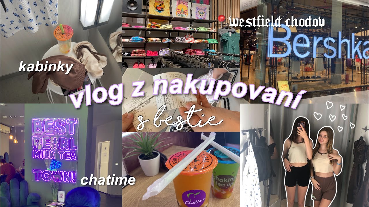 VLOG Z NAKUPOVÁNÍ 🛍✨| chatime, chodov,..🧋😋// w. @s_pilatovaa 🤍