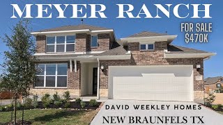 David Weekley Homes, Linnea Plan, Meyer Ranch, New Braunfels TX