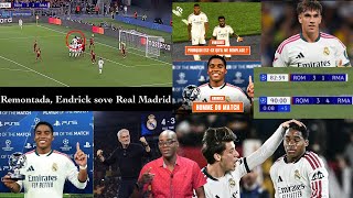Fred on Real Madrid's massive 4-3 comeback against Roma, Endrick saves Real Madrid, Vinicius has ...