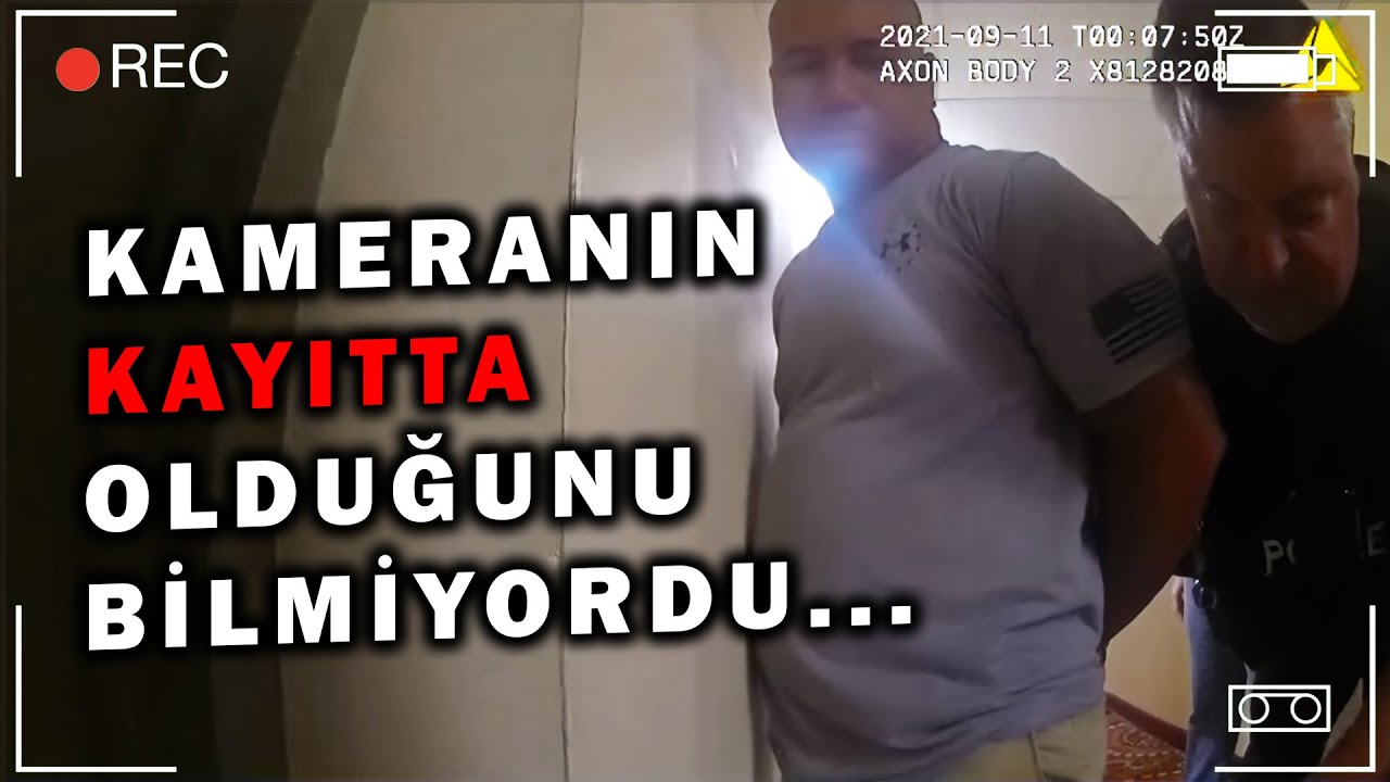 KAMERANIN KAYITTA OLDUĞUNDAN HABERİ YOKTU! - SAKİNLİĞİ POLİSLERİ ŞOK ETTİ!