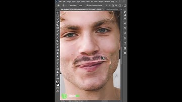 Photoshop Tutorial | Create Facial Hair #shorts