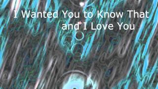 Thomas Carson- I Wanted You To Know That And I Love You