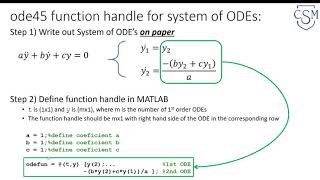 Lec13 Solving ODEs using ode45 in Matlab