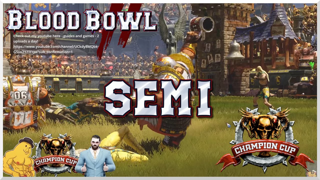 Blood Bowl 2 - CCL S50 Semi Final - Singollo (Dwarf) vs. Mankiz (Wood Elf)