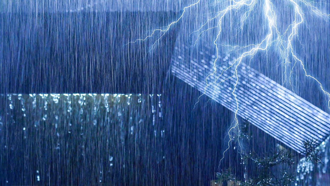Duerma Rápido En Minutos Con El Sonido De La Lluvia Y Los Truenos ...